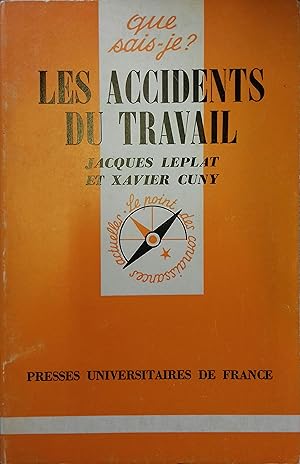 Seller image for Les accidents du travail. for sale by Librairie Et Ctera (et caetera) - Sophie Rosire