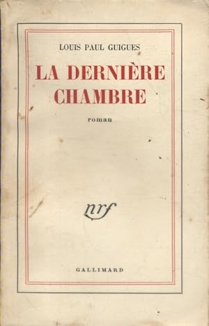 Imagen del vendedor de La dernire chambre. Roman. a la venta por Librairie Et Ctera (et caetera) - Sophie Rosire