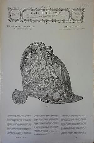 L'art pour tous, encyclopédie de l'art industriel et décoratif. N° 156. Contient quatre gravures ...