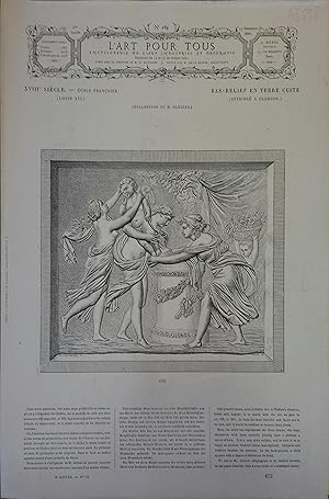 L'art pour tous, encyclopédie de l'art industriel et décoratif. N° 169. Contient quatre gravures ...