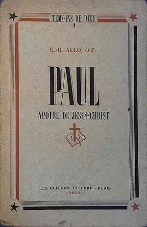 Seller image for Paul, aptre de Jsus-Christ. for sale by Librairie Et Ctera (et caetera) - Sophie Rosire