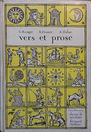 Seller image for Vers et prose. Classe de 6 e (sixime). (Cycle d'observation) for sale by Librairie Et Ctera (et caetera) - Sophie Rosire