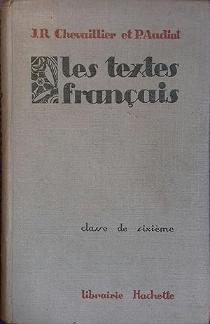 Seller image for Les nouveaux textes franais. Classe de sixime. Vers 1935. for sale by Librairie Et Ctera (et caetera) - Sophie Rosire