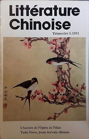 Littérature chinoise, trimestre 3 - 1991.