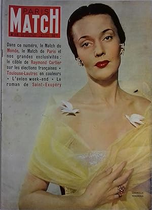 Paris Match N° 119 : Ludmilla Tcherina en couverture - Elections - Toulouse-Lautrec - Roberto Ben...