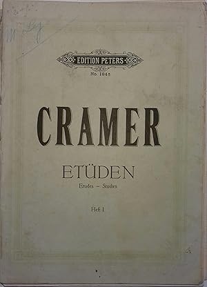 Image du vendeur pour Etden. Etudes. Studies. Heft 1. Peters N 184 a. Vers 1950. mis en vente par Librairie Et Ctera (et caetera) - Sophie Rosire