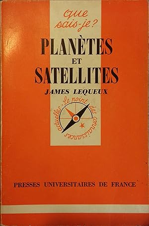 Seller image for Plantes et satellites. for sale by Librairie Et Ctera (et caetera) - Sophie Rosire