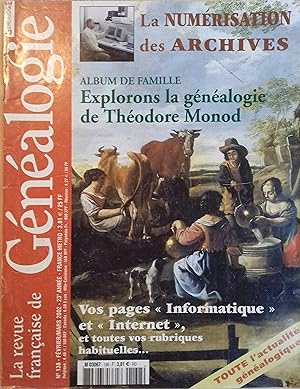 La Revue française de généalogie N° 138. La Revue française de généalogie N° 138. Février-mars 2002.