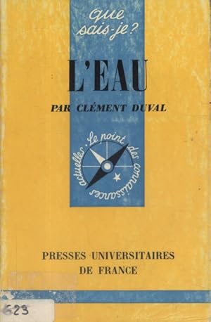 Seller image for L'eau. for sale by Librairie Et Ctera (et caetera) - Sophie Rosire