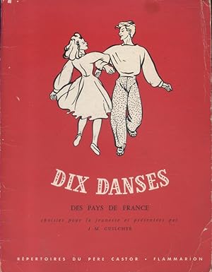 Seller image for Dix danses simples des pays de France. for sale by Librairie Et Ctera (et caetera) - Sophie Rosire