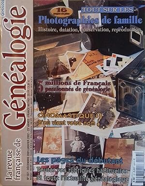La Revue française de généalogie N° 137. La Revue française de généalogie N° 137. Décembre 2001 -...