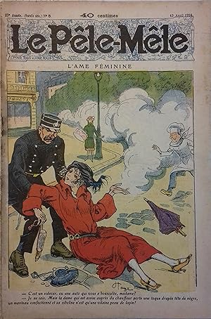 Bild des Verkufers fr Le Ple-mle N 8. L'me fminine. 13 avril 1924. zum Verkauf von Librairie Et Ctera (et caetera) - Sophie Rosire