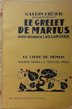 Seller image for Le grelet de Marius. Fvrier 1936. for sale by Librairie Et Ctera (et caetera) - Sophie Rosire