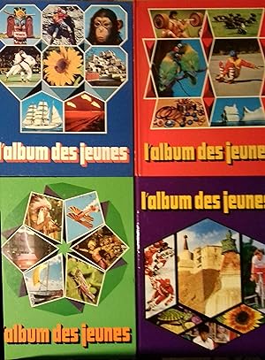 4 volumes de l'album des jeunes : 1977 - 1978 - 1979 - 1980. 1977-1980.