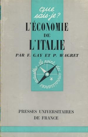 Seller image for L'conomie de l'Italie. for sale by Librairie Et Ctera (et caetera) - Sophie Rosire