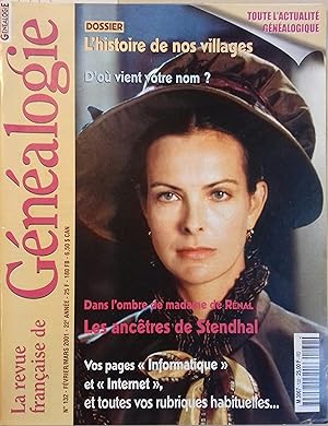 La Revue française de généalogie N° 132. La Revue française de généalogie N° 132. Février-mars 2001.