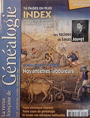 La Revue française de généalogie N° 145. La Revue française de généalogie N° 145. Avril-mai 2003.