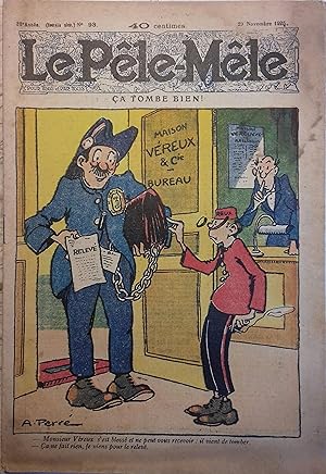 Bild des Verkufers fr Le Ple-mle N 93. a tombe bien! 29 novembre 1925. zum Verkauf von Librairie Et Ctera (et caetera) - Sophie Rosire
