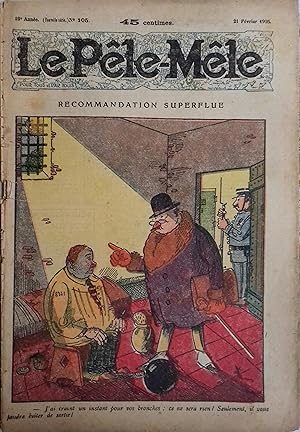 Bild des Verkufers fr Le Ple-mle N 105. Recommandation superflue. 21 fvrier 1926. zum Verkauf von Librairie Et Ctera (et caetera) - Sophie Rosire