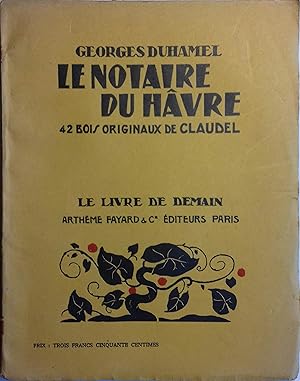 Immagine del venditore per Le notaire du Havre. (Chronique des Pasquier - 1). Aot 1935. venduto da Librairie Et Ctera (et caetera) - Sophie Rosire