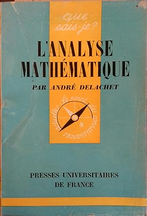 L'analyse mathématique.