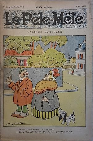 Bild des Verkufers fr Le Ple-mle N 7. Logique douteuse. 6 avril 1924. zum Verkauf von Librairie Et Ctera (et caetera) - Sophie Rosire