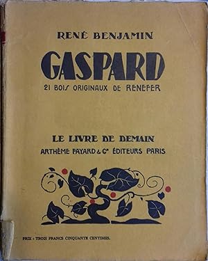 Seller image for Gaspard. (Les soldats de la guerre). Fvrier 1929. for sale by Librairie Et Ctera (et caetera) - Sophie Rosire