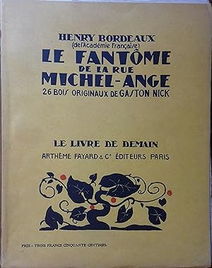 Le fantôme de la rue Michel-Ange. Novembre 1926.