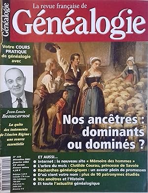 La Revue française de généalogie N° 149. La Revue française de généalogie N° 149. Décembre 2003 -...