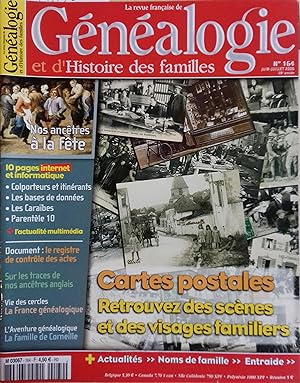 La Revue française de généalogie N° 164. La Revue française de généalogie N° 164. Juin-juillet 2006.