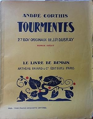 Seller image for Tourmentes. Aot 1927. for sale by Librairie Et Ctera (et caetera) - Sophie Rosire