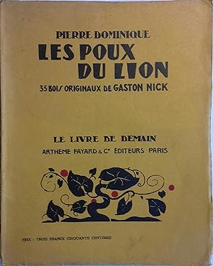 Les poux du lion. Janvier 1936.