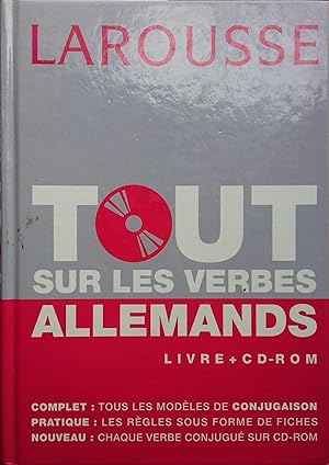 Seller image for Tout sur les verbes allemands. Livre + CD-Rom. for sale by Librairie Et Ctera (et caetera) - Sophie Rosire