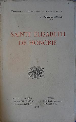 Imagen del vendedor de Sainte Elisabeth de Hongrie. a la venta por Librairie Et Ctera (et caetera) - Sophie Rosire