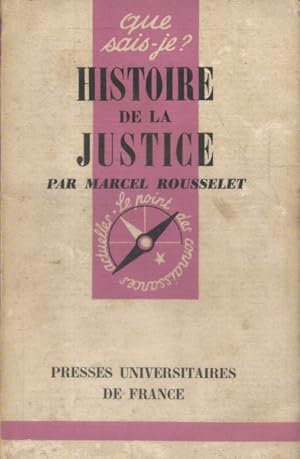 Histoire de la justice.