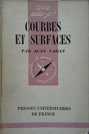 Seller image for Courbes et surfaces. for sale by Librairie Et Ctera (et caetera) - Sophie Rosire
