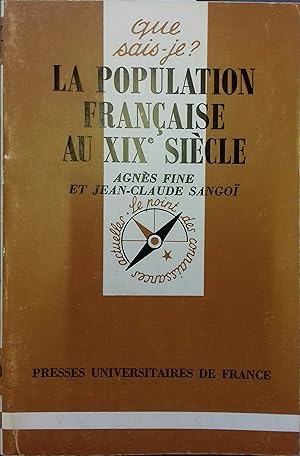 Immagine del venditore per La population franaise au XIXe sicle. venduto da Librairie Et Ctera (et caetera) - Sophie Rosire