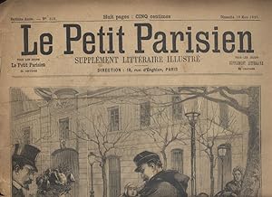 Le Petit Parisien - Supplément littéraire illustré N° 318 : Un drame de la misère à Paris. (Gravu...