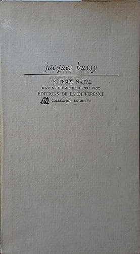 Seller image for Le temps natal. for sale by Librairie Et Ctera (et caetera) - Sophie Rosire
