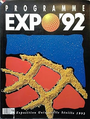Programme en français de l'exposition universelle de Séville 1992.
