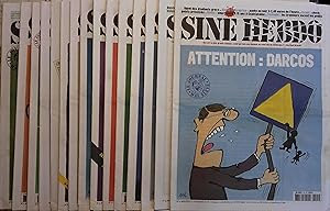 Siné Hebdo. Tête de collection, numéros 1 à 15. Septembre à décembre 2008.