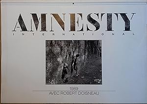 Calendrier 1989 d'Amnesty International. 7 photos de Robert Doisneau.