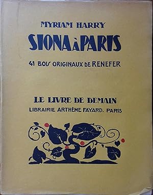 Seller image for Siona  Paris. Novembre 1928. for sale by Librairie Et Ctera (et caetera) - Sophie Rosire