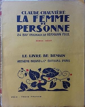 Imagen del vendedor de La femme de personne. Roman indit. Novembre 1925. a la venta por Librairie Et Ctera (et caetera) - Sophie Rosire