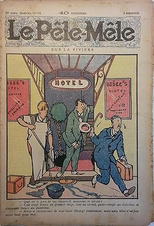 Le Pêle-mêle N° 72. Sur la Riviera. 5 juillet 1925.