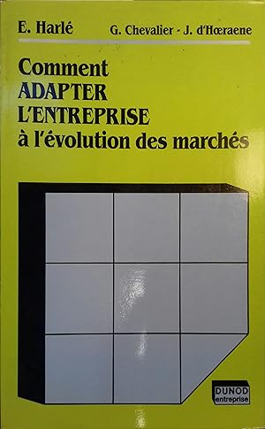 Bild des Verkufers fr Comment adapter l'entreprise  l'volution des marchs. zum Verkauf von Librairie Et Ctera (et caetera) - Sophie Rosire