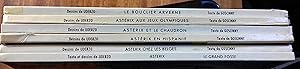 Imagen del vendedor de 6 albums des aventures d'Astrix le Gaulois. Albums 11, 12, 13, 14, 24, 25 (Titres sur la photo). 1980-1990. a la venta por Librairie Et Ctera (et caetera) - Sophie Rosire