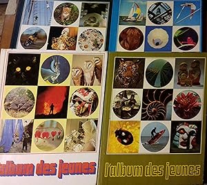 4 volumes de l'album des jeunes : 1972 - 1973 - 1974 - 1975. 1972-1975.