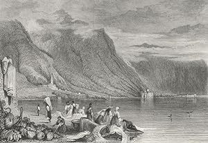 Imagen del vendedor de Castle of Chillon. Lake of Geneva a la venta por Antiqua Print Gallery