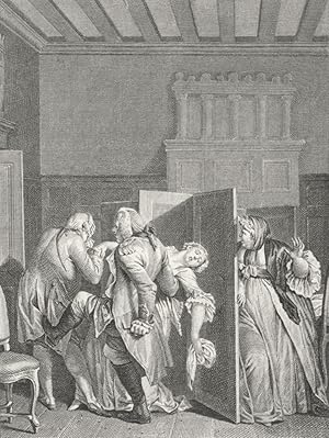 Image du vendeur pour Le Baron . voyant cette cause et cet effect mis en vente par Antiqua Print Gallery